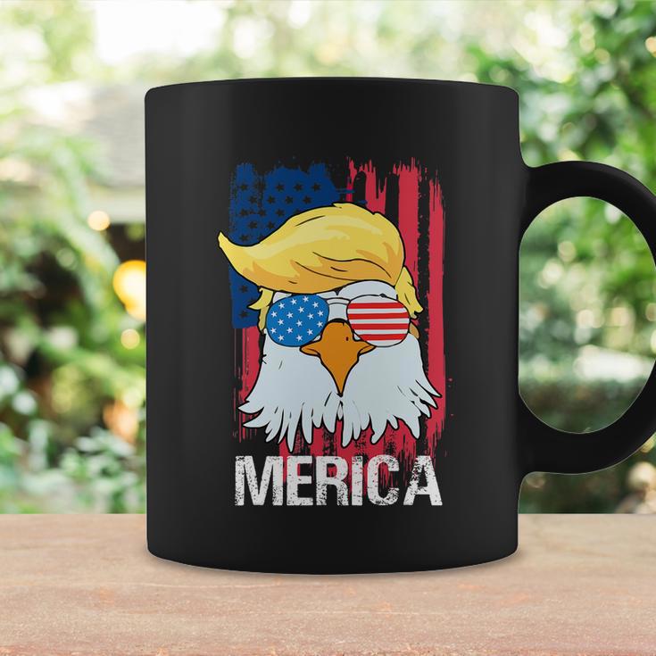 Funny Merica Trump Bald Eagle 4Th Of July Us Flag Men Women Coffee Mug Gifts ideas