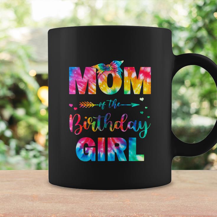 Funny Mom Of The Birthday Girl Mama Tie Dye Coffee Mug Gifts ideas