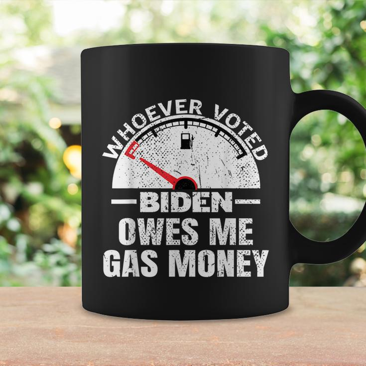 Funny Political Humor Satire Biden Voter Owes Me Gas Money Coffee Mug Gifts ideas
