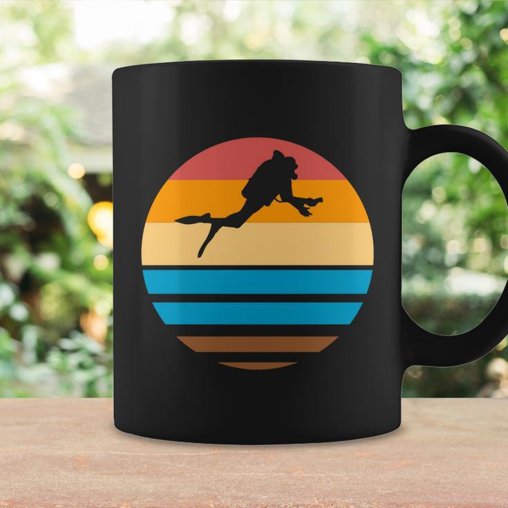 Funny Retro Scuba Diving Graphic Design Printed Casual Daily Basic Coffee Mug Gifts ideas