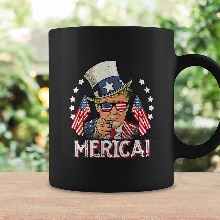 Funny Trump Merica 4Th Of July American Flag Coffee Mug Gifts ideas