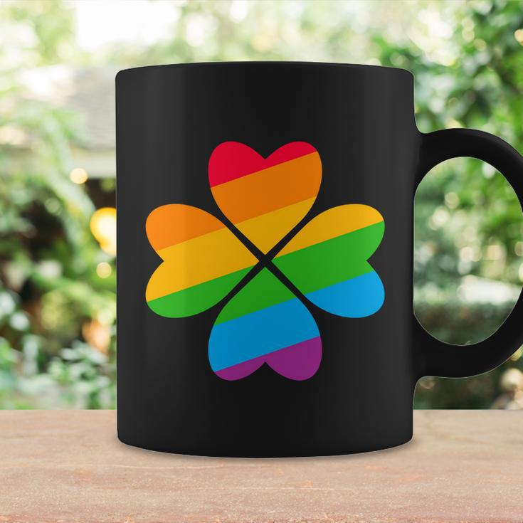 Gay Pride Flag Shamrock Lgbt St Patricks Day Parade Graphic Design Printed Casual Daily Basic Coffee Mug Gifts ideas