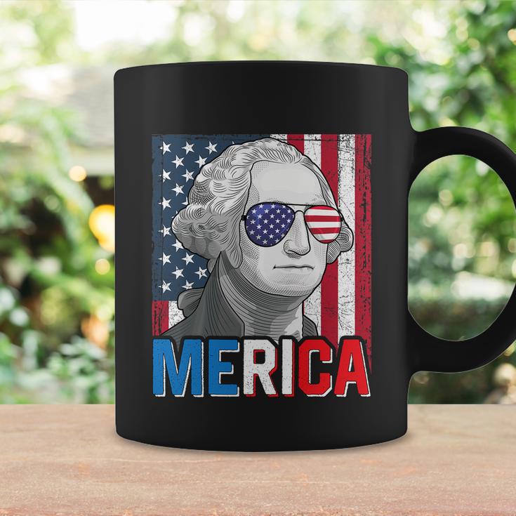 George Washington 4Th Of July Merica Men Women American Flag Coffee Mug Gifts ideas