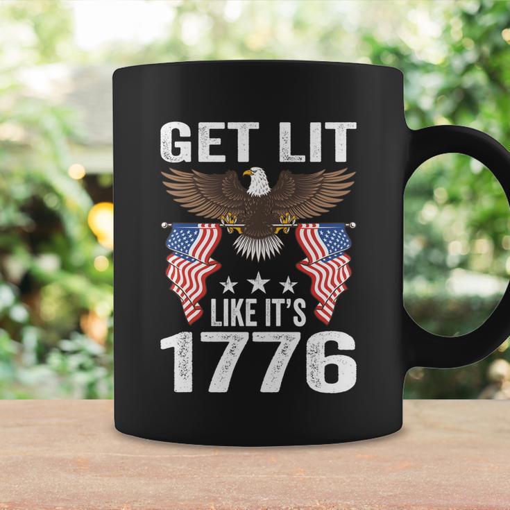 Get Lit Like It’S 1776 Eagle American Patriotic 4Th Of July Gift Coffee Mug Gifts ideas