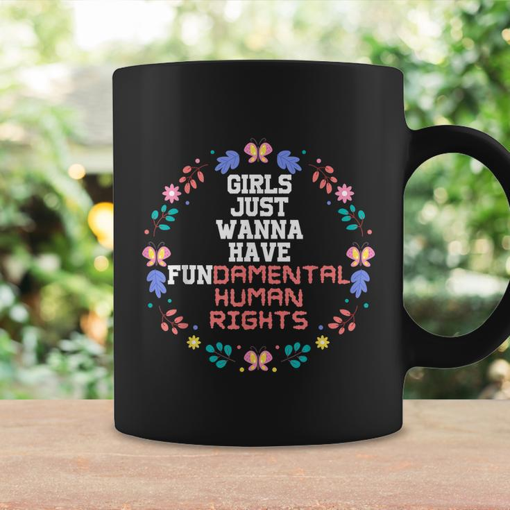 Girls Just Want To Fundamental Human Rights Womens Rights Feminist Coffee Mug Gifts ideas