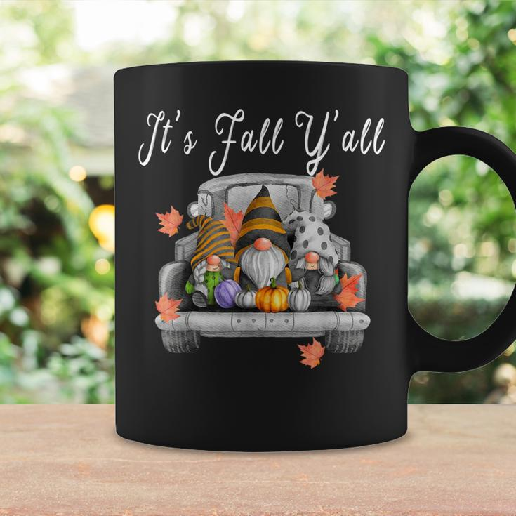 Gnomes Pumpkin Its Fall Yall Truck Halloween Thanksgiving Coffee Mug Gifts ideas