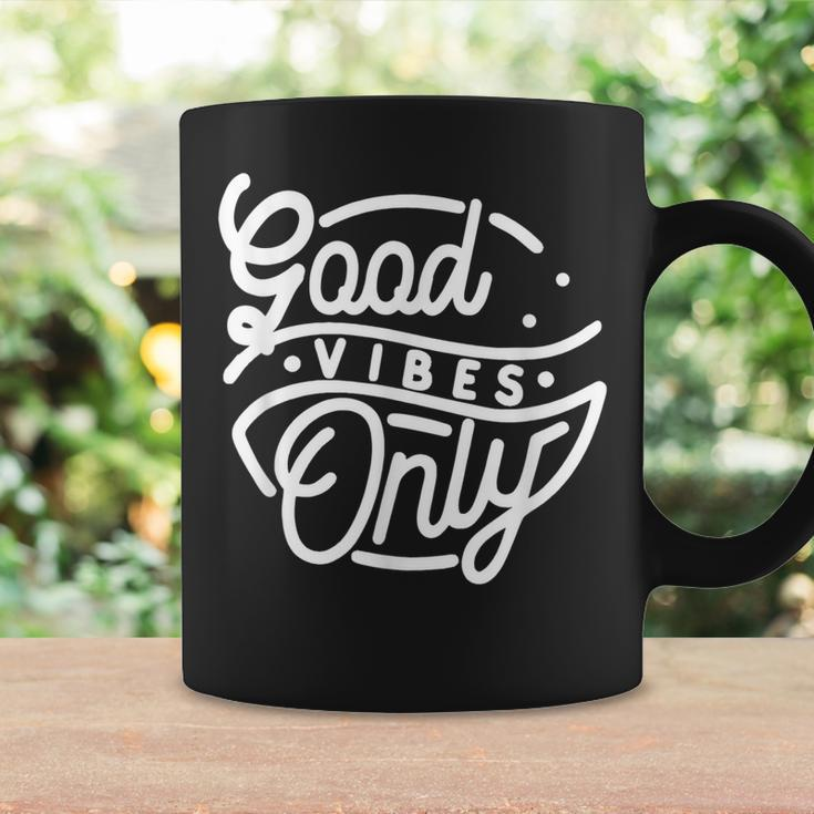 Good Vibes Only Positive Message Quote Men Women Kids Coffee Mug Gifts ideas