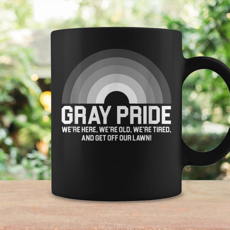 Gray Pride Were Here Were Old Were Tired Coffee Mug Gifts ideas