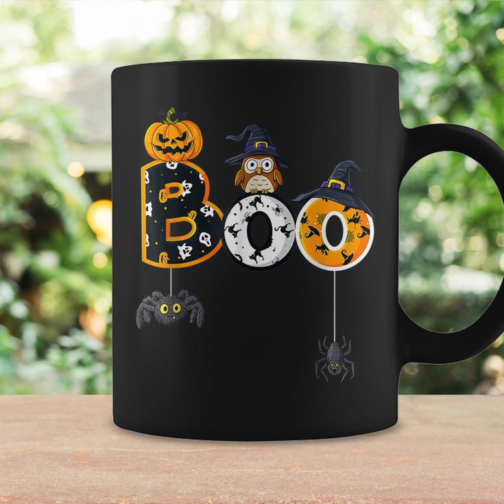 Halloween Boo Owl With Witch Hat Spiders Boys Girls Kids Coffee Mug Gifts ideas