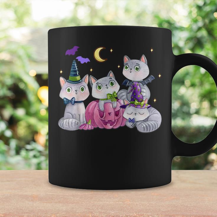 Halloween Cats Anime Cat Kawaii Neko Pumpkin Cat Lover Witch V2 Coffee Mug Gifts ideas