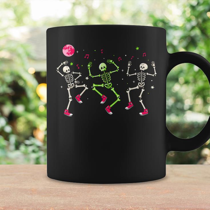 Halloween Dancing Skeletons Funny Halloween Spooky Skeleton Coffee Mug Gifts ideas