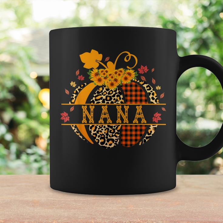 Halloween Nana Leopard Pumpkin Sunflower Grandma Buffalo Coffee Mug Gifts ideas