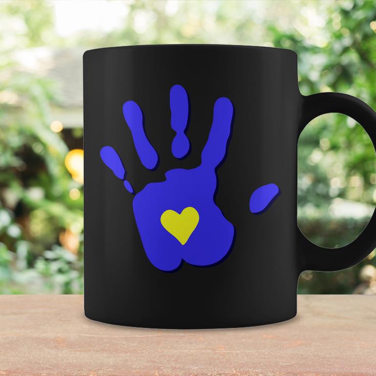 Hand Heart Down Syndrome Awareness Coffee Mug Gifts ideas