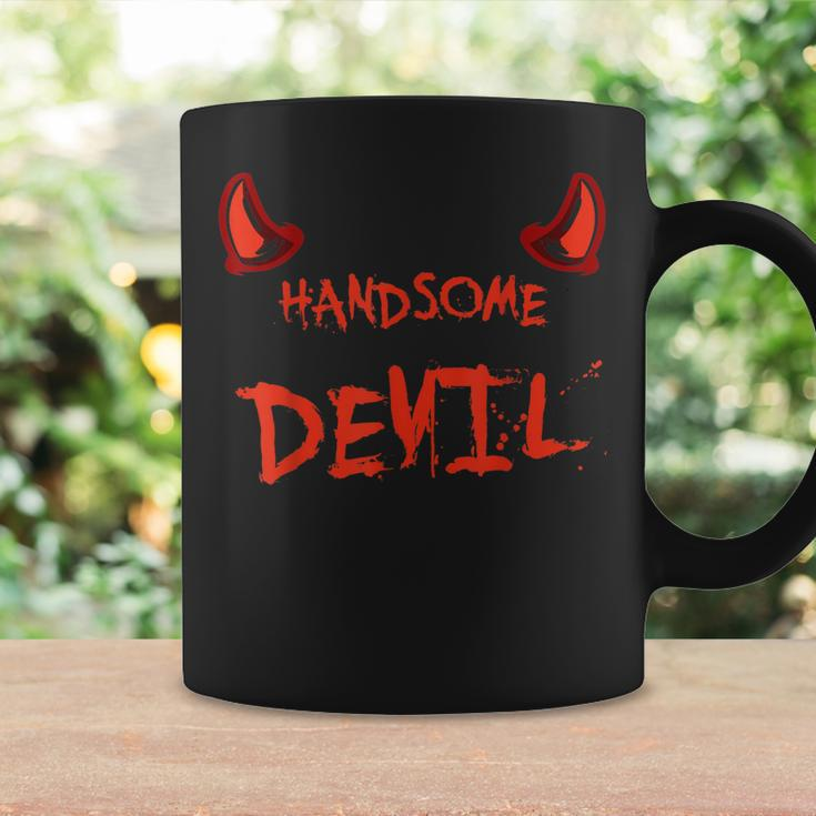 Handsome Devil Blood Horns Halloween Night Party Costume Coffee Mug Gifts ideas