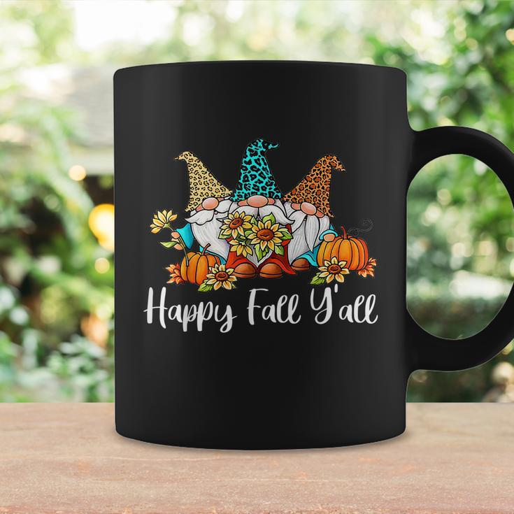Happy Fall Yall Tshirt Gnome Leopard Pumpkin Autumn Gnomes Graphic Design Printed Casual Daily Basic Coffee Mug Gifts ideas