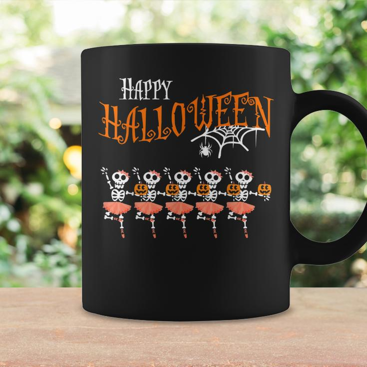 Happy Halloween Dancing Funny Ballet Skeleton Dancer Lovers Coffee Mug Gifts ideas