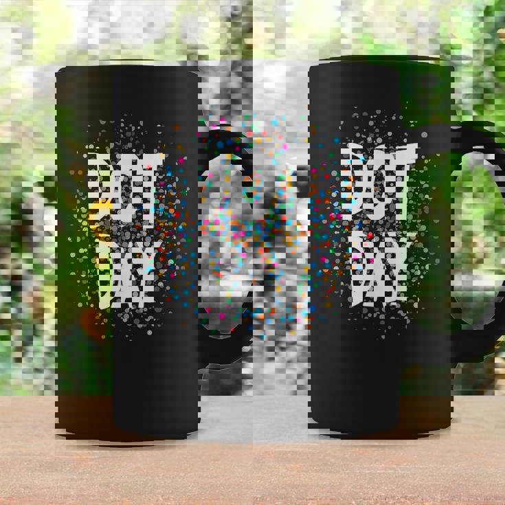 Happy International Dot Day 2022 September 15Th Polka Dot Coffee Mug Gifts ideas