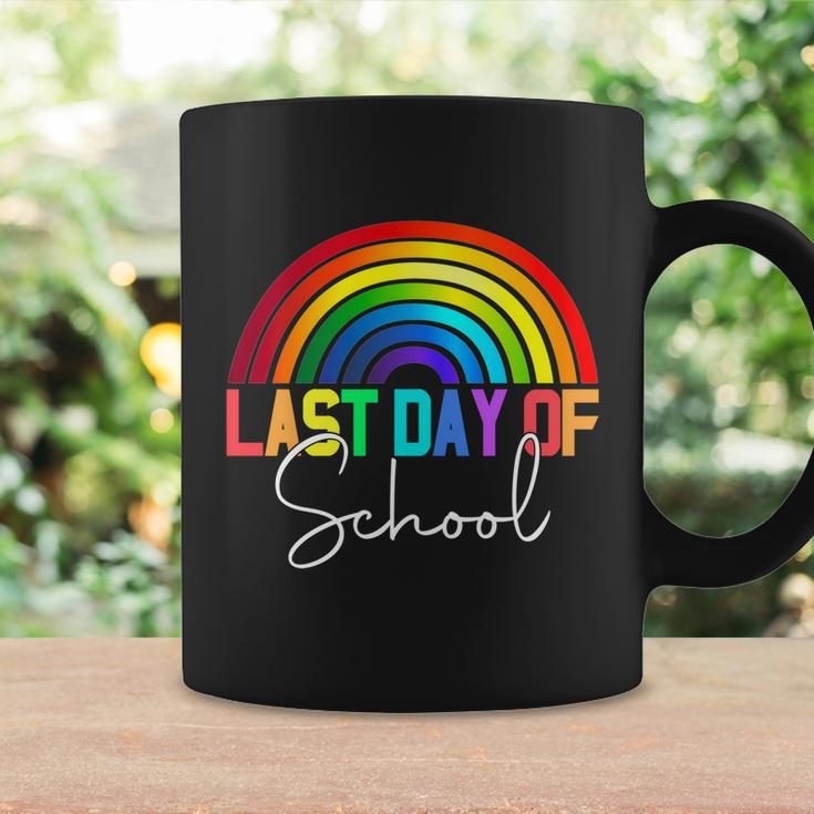 Happy Last Day Of School Teacher Student Graduation Rainbow Gift Coffee Mug Gifts ideas