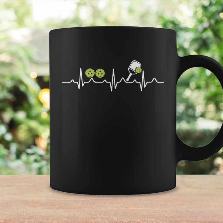 Heartbeat Pulse Pickleball Funny Gift Coffee Mug Gifts ideas