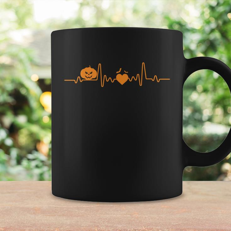 Heartbeat Pumpkin Halloween Quote V2 Coffee Mug Gifts ideas