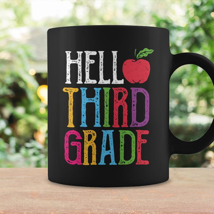 Hello 3Rd Grade Red Apple Back To School First Day Of School Coffee Mug Gifts ideas