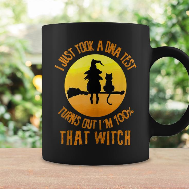 I Just Took A Dna Test Womens Halloween Witch Coffee Mug Gifts ideas