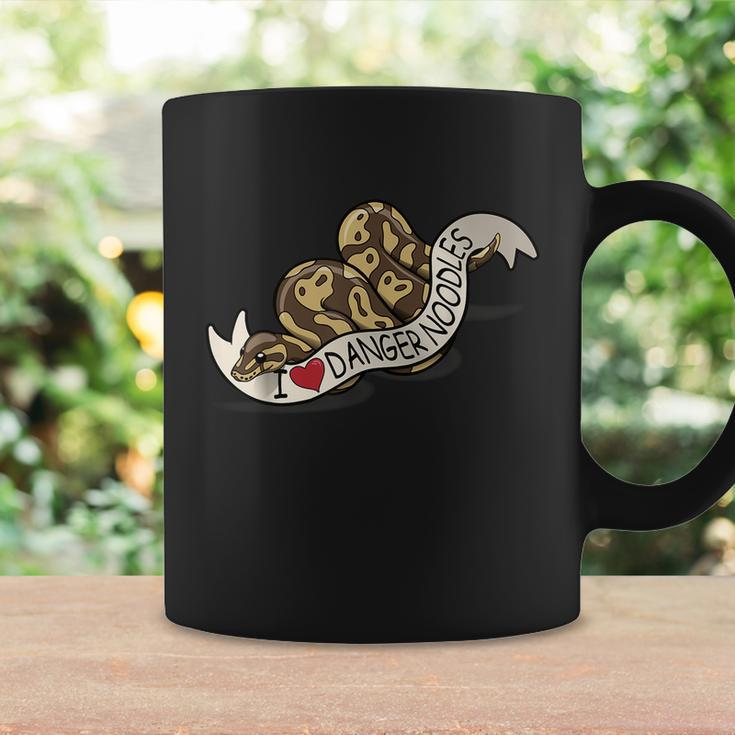 I Love Danger Noodles Ball Python Cute Graphic Design Printed Casual Daily Basic Coffee Mug Gifts ideas