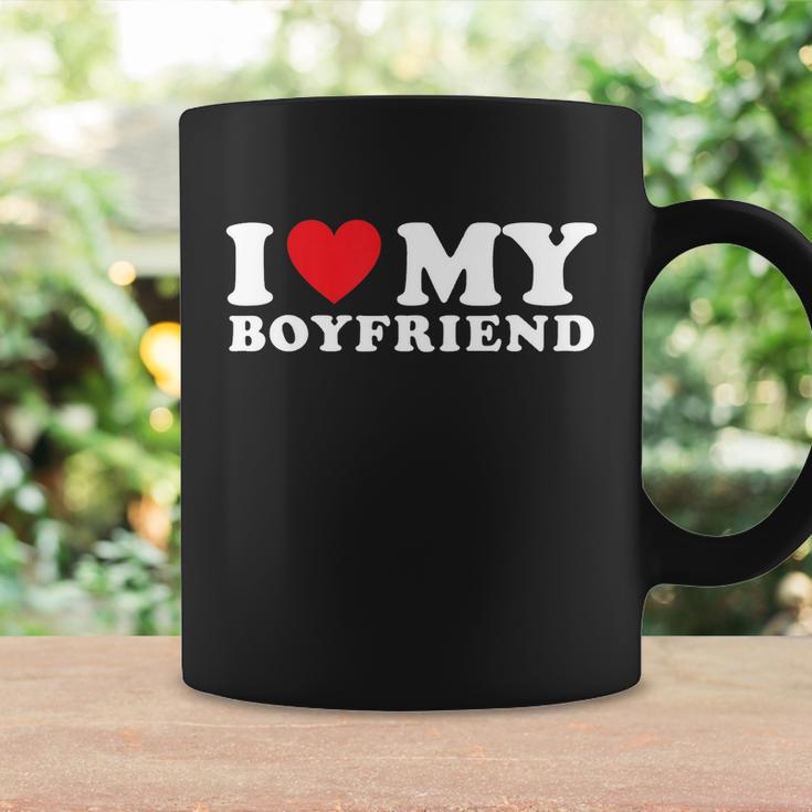 I Love My Boyfriend I Heart My Boyfriend Bf Tshirt Coffee Mug Gifts ideas