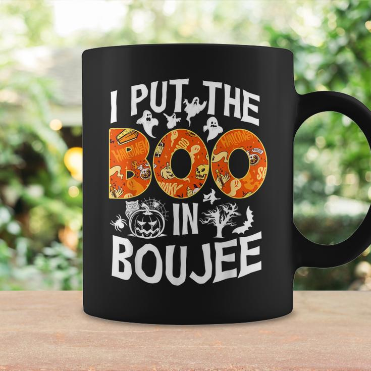 I Put The Boo In Boujee Happy Halloween Coffee Mug Gifts ideas