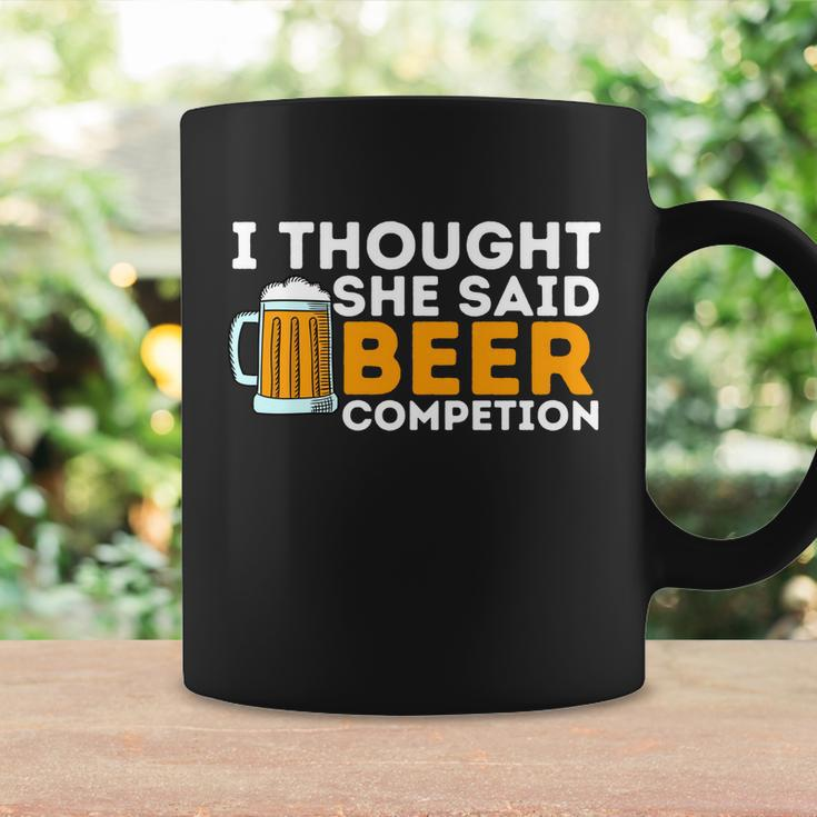 I Thought She Said Meaningful Gift Funny Cheerleader Dad Cheer Competition Gift Coffee Mug Gifts ideas