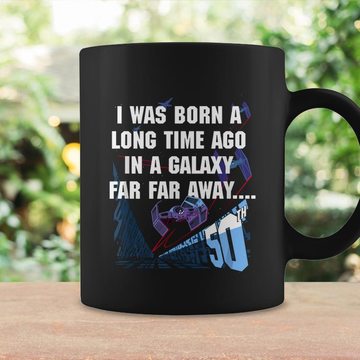 I Was Born A Long Time Ago 50Th Birthday Portrait Graphic Design Printed Casual Daily Basic Coffee Mug Gifts ideas