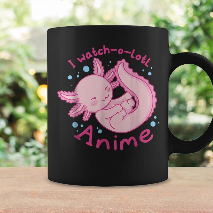 I Watch A Lotl Anime Cute Axolotl Kawaii Anime Lover Coffee Mug Gifts ideas
