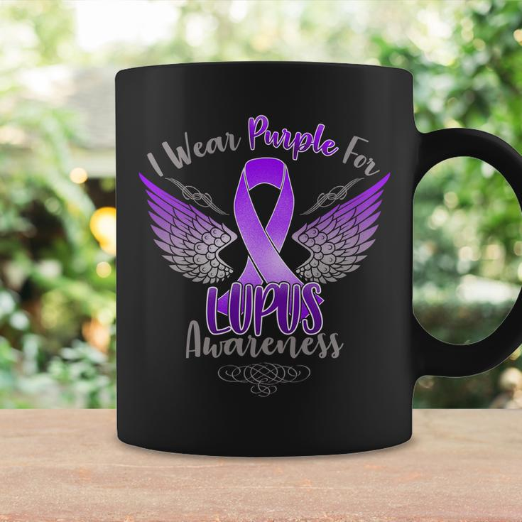 I Wear Purple For Lupus Awareness Tshirt Coffee Mug Gifts ideas