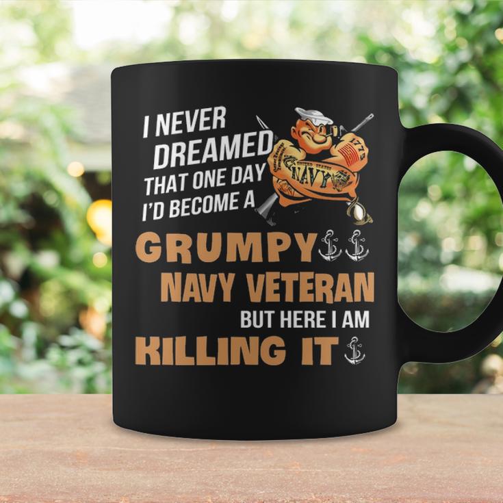 Id Become A Grumpy Navy Vet Coffee Mug Gifts ideas