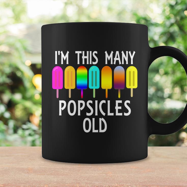 Im This Many Popsicles Old Funny 7Th Birthday Popsicle Cute Gift Coffee Mug Gifts ideas