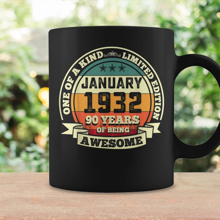 January 1932 90Th Birthday Gift 90 Years Of Being Awesome Coffee Mug Gifts ideas