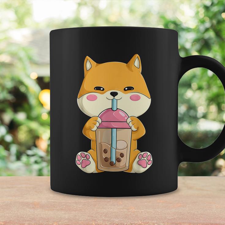 Japanese Shiba Inu Shirts Womenn Girls Kawaii Bubble Boba Tea Coffee Mug Gifts ideas