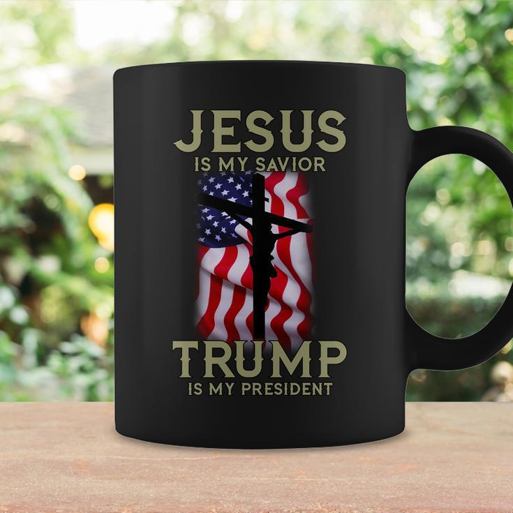 Jesus Is My Savior Trump Is My President American Cross Tshirt Coffee Mug Gifts ideas