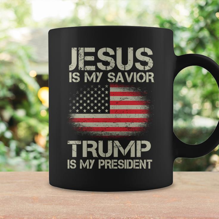 Jesus Is My Savior Trump Is My President Coffee Mug Gifts ideas
