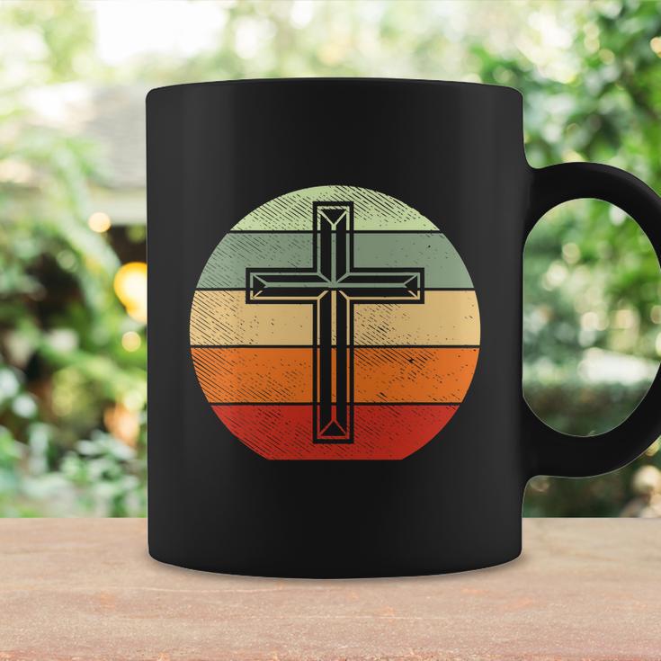 Jesus Retro Cross Christ God Faith Religious Funny Christian Coffee Mug Gifts ideas