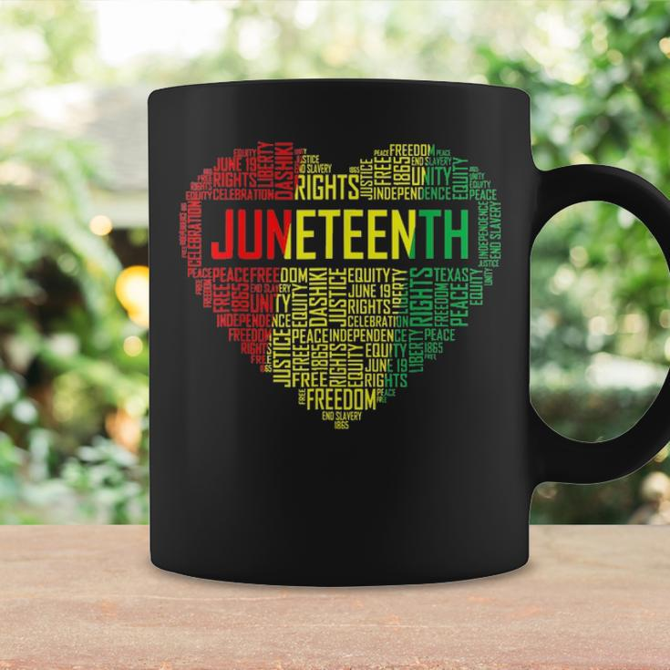 Juneteenth Heart Black History Afro American African Freedom 1 Coffee Mug Gifts ideas