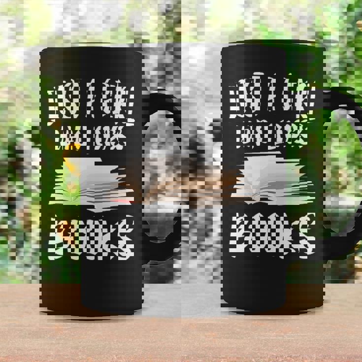 Just A Girl Who Loves Books Readers Coffee Mug Gifts ideas