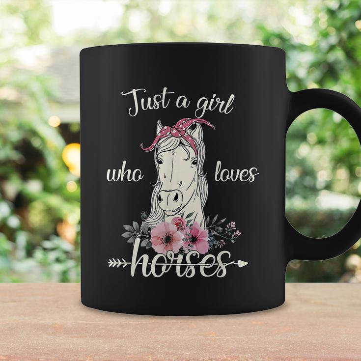Just A Girl Who Loves Horses Cute Graphic Horse Graphic Design Printed Casual Daily Basic Coffee Mug Gifts ideas