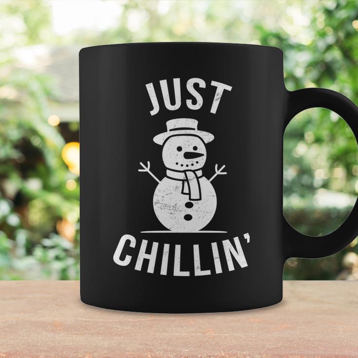 Just Chillin Snowman Coffee Mug Gifts ideas