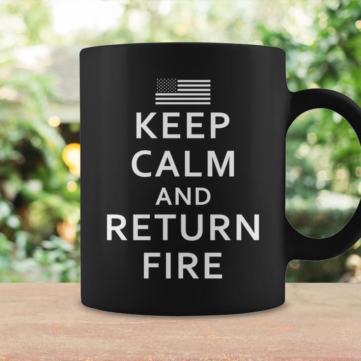 Keep Calm And Return Fire 2Nd Amendment Tshirt Coffee Mug Gifts ideas