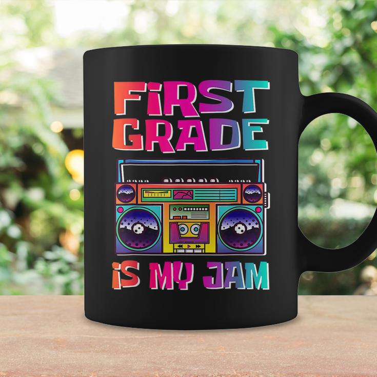 Kids 1St Grade Is My Jam Vintage 80S Boombox Teacher Student Coffee Mug Gifts ideas