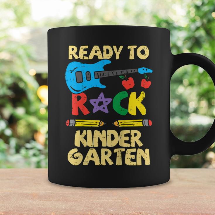 Kids Ready To Rock Kindergarten Guitar Back To School Boys Girls Coffee Mug Gifts ideas