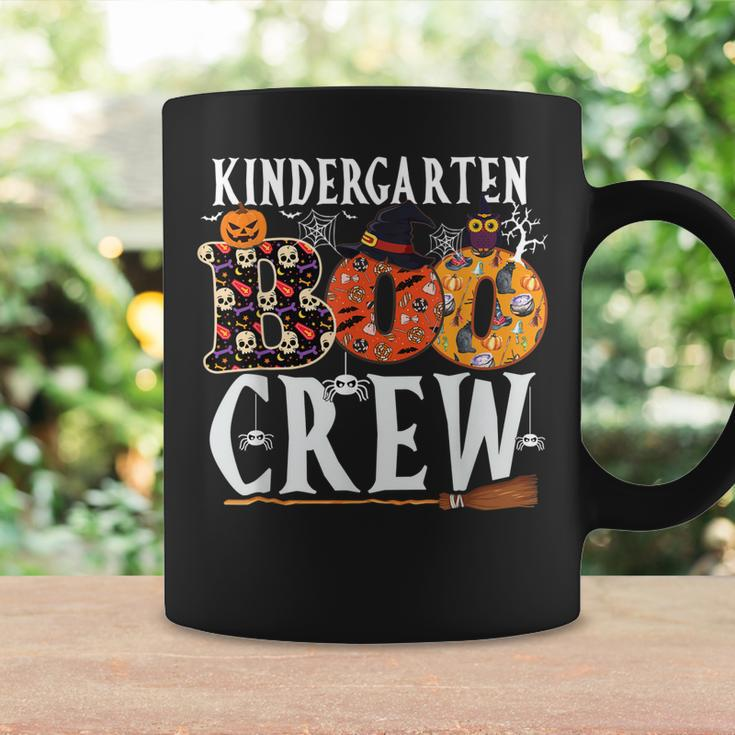 Kindergarten Boo Crew Teachers Halloween Costume Funny Coffee Mug Gifts ideas