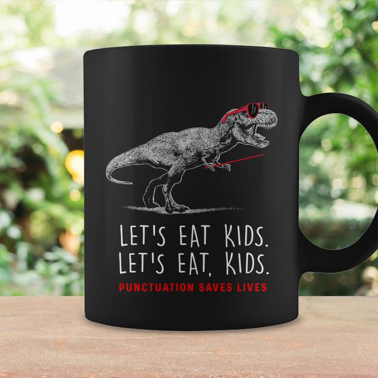 Lets Eat Kids Gift Punctuation Saves Lives Funny Grammar Funny Gift Coffee Mug Gifts ideas