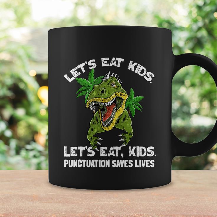 Lets Eat Kids Punctuation Saves Lives Teacher Funny Grammar Gift Coffee Mug Gifts ideas